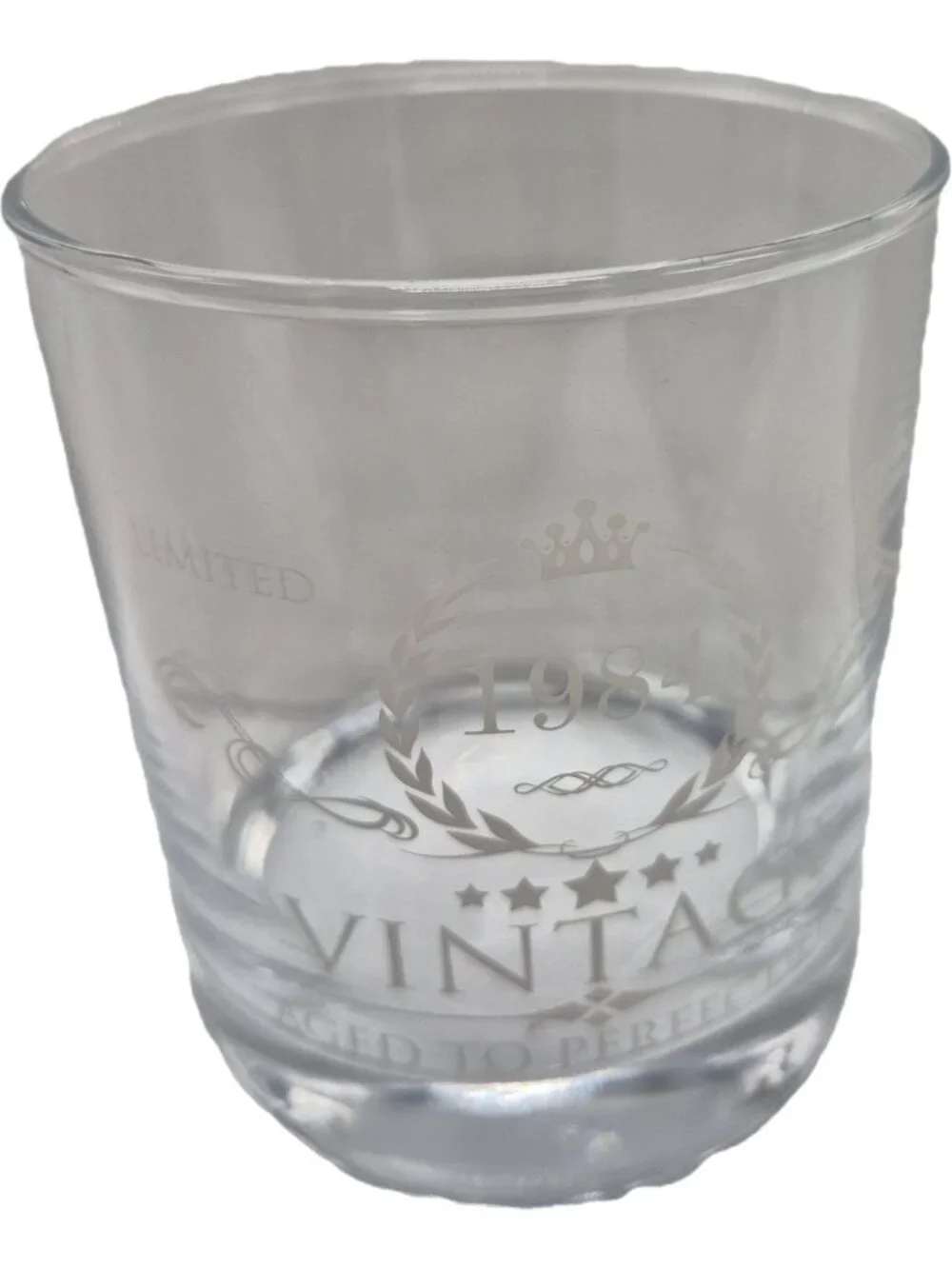 Limited Edition 1984 Whiskey Glass 11oz Vintage Design Gift Box Birthday Gift 84